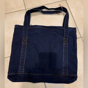 Dark Wash Denim tote bag